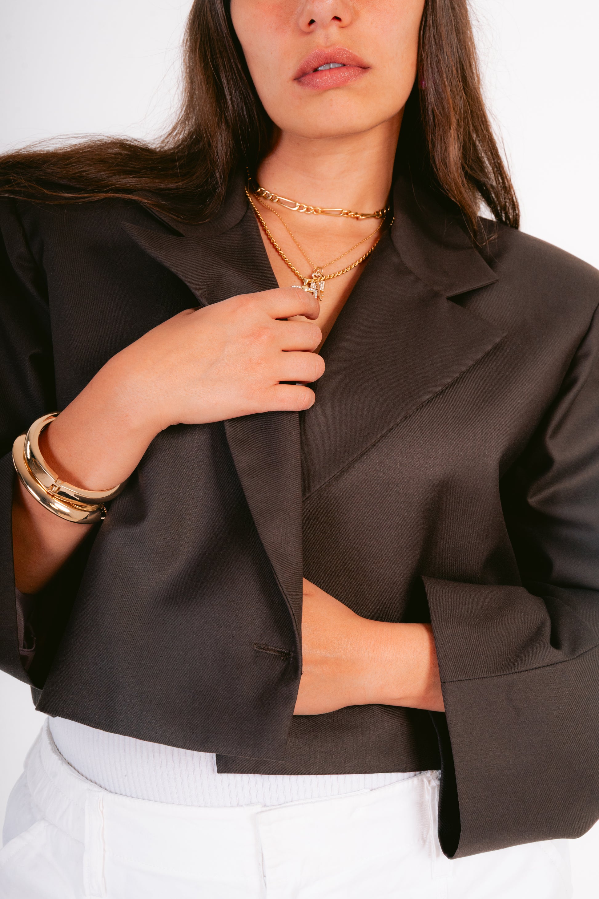 Espresso Boxy Blazer