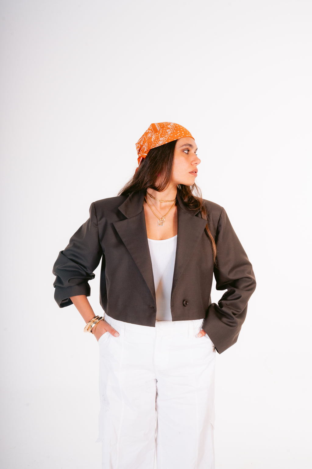 Espresso Boxy Blazer